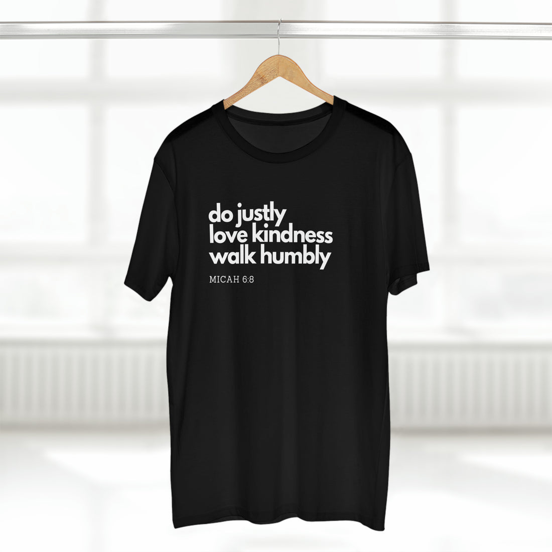 Men's Staple Tee: Micah 6:8