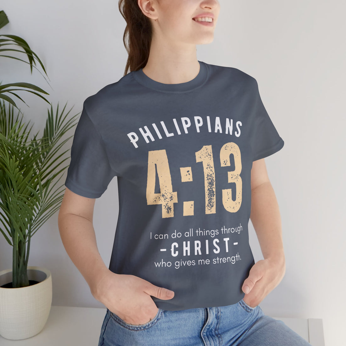 Philippians 4:13 "All Things In Christ" T-shirt for Men and Women