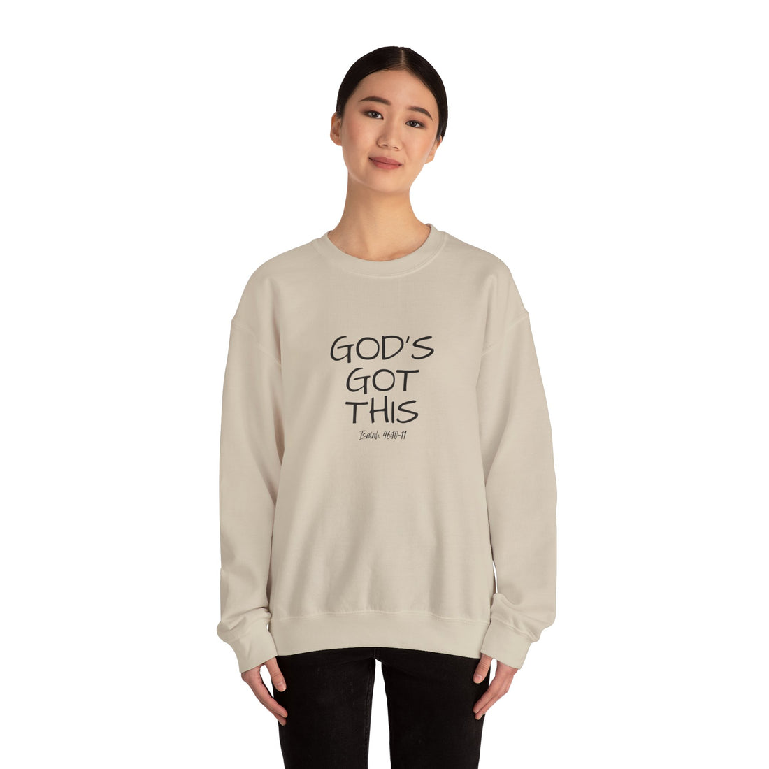 Isaiah 46:10 God's Got This, Heavy Blend™ Christian Sweatshirt for Men and Women