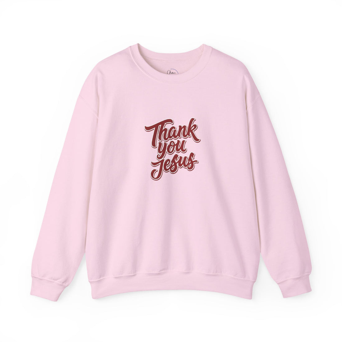 Thank You Jesus Crewneck Sweatshirt — Christian Faith Graphic Pullover