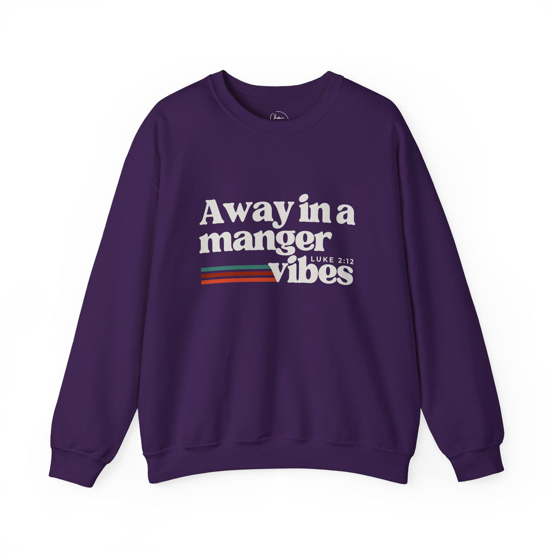 Crewneck Sweatshirt — “Away in a Manger” Christmas Nativity Vibes