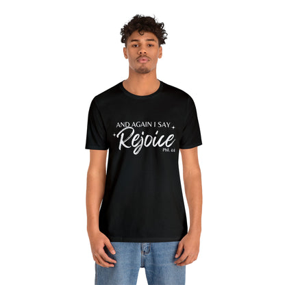 Philippians 4:4 Rejoice, Express Delivery, Christian T-shirt for Men and Women