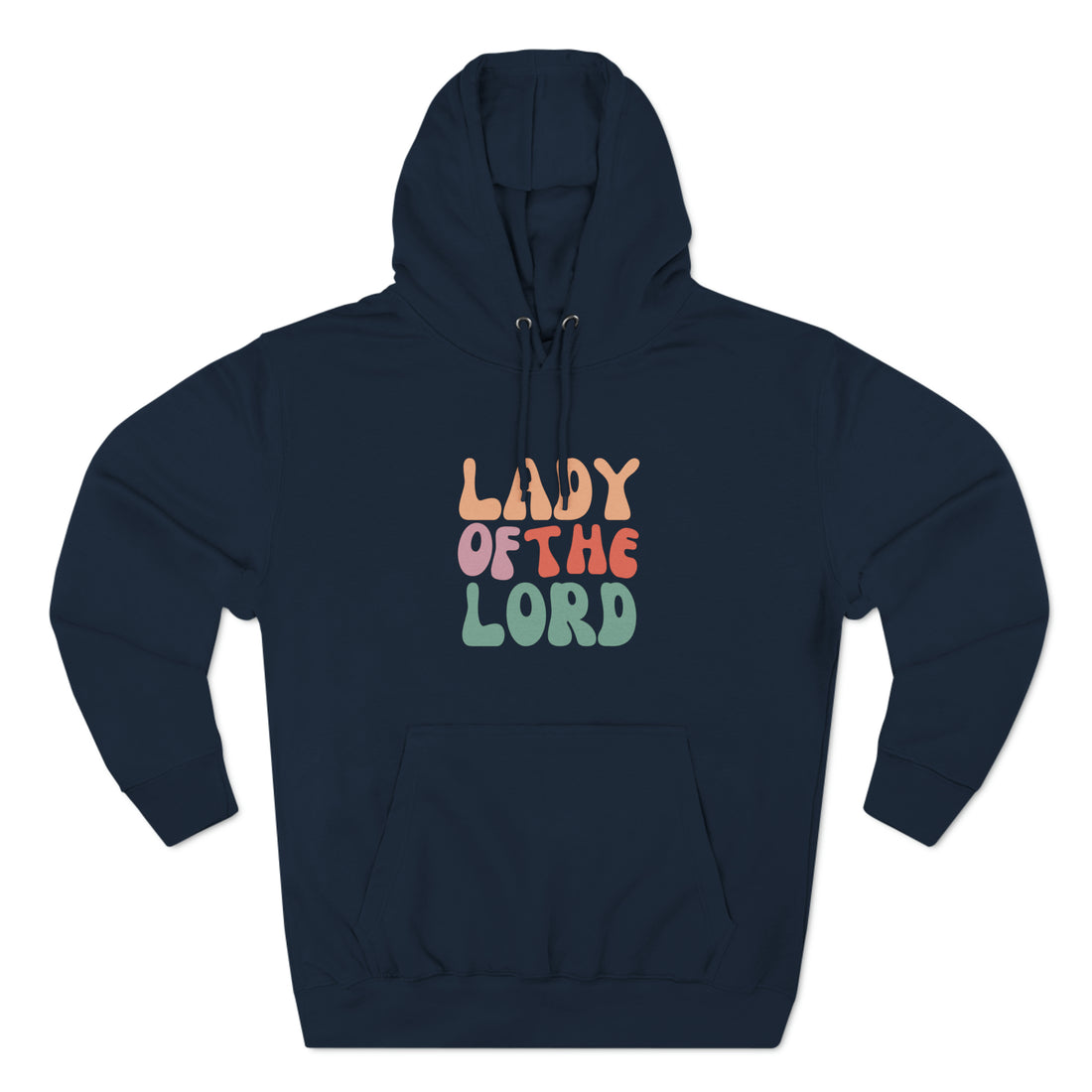 Lady of the Lord, Three-Panel Fleece Christian Hoodie for Women