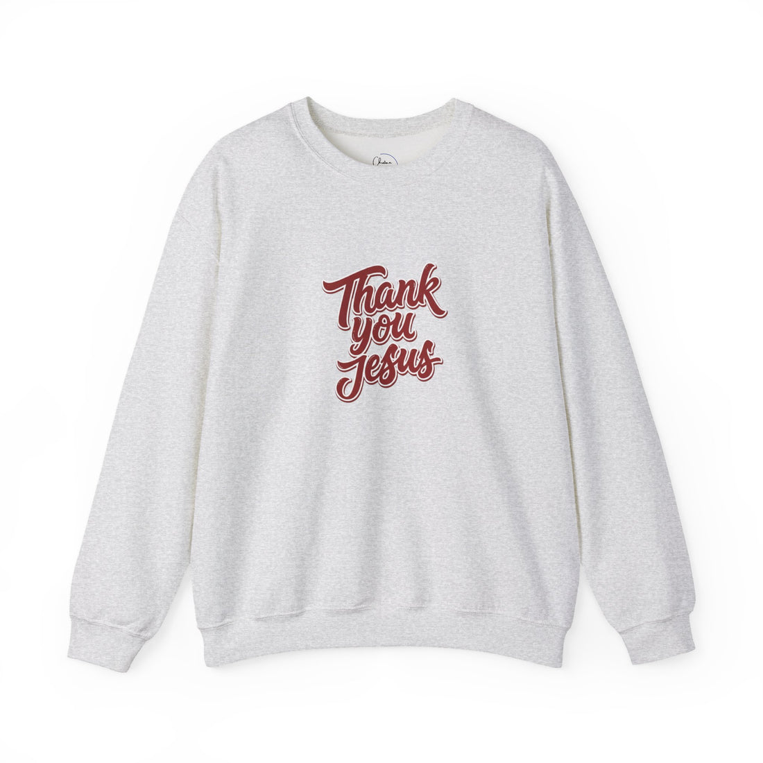 Thank You Jesus Crewneck Sweatshirt — Christian Faith Graphic Pullover