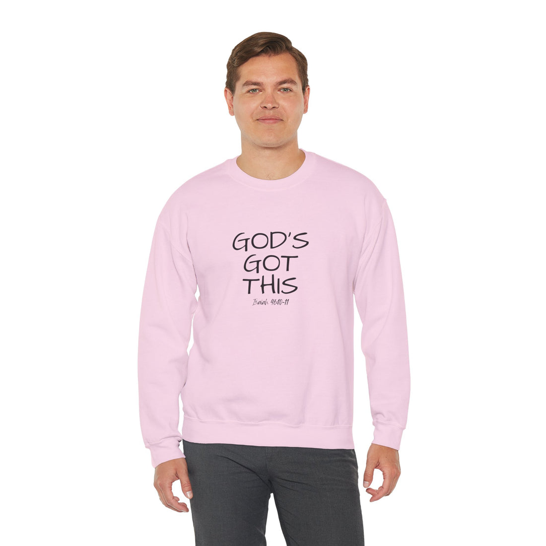 Isaiah 46:10 God's Got This, Heavy Blend™ Christian Sweatshirt for Men and Women