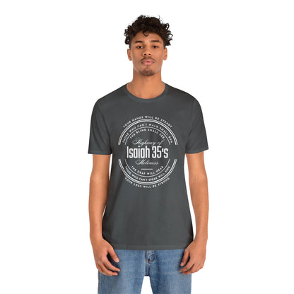 Isaiah 35 Christian Tee for men and women