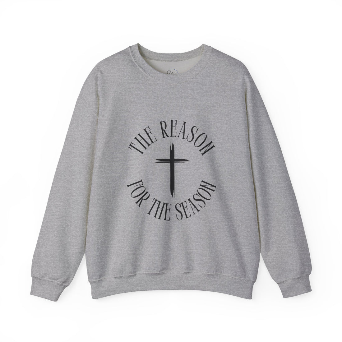 "The Reason for the Season" Christian Cross Crewneck