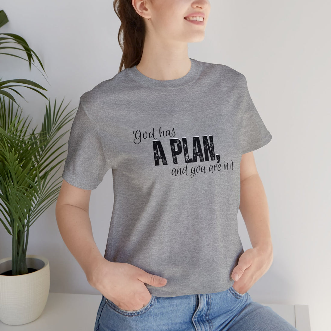 God has a plan, Express Delivery, Christian T-shirt for Men and Women