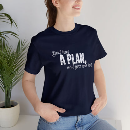 God has a plan, Express Delivery, Christian T-shirt for Men and Women