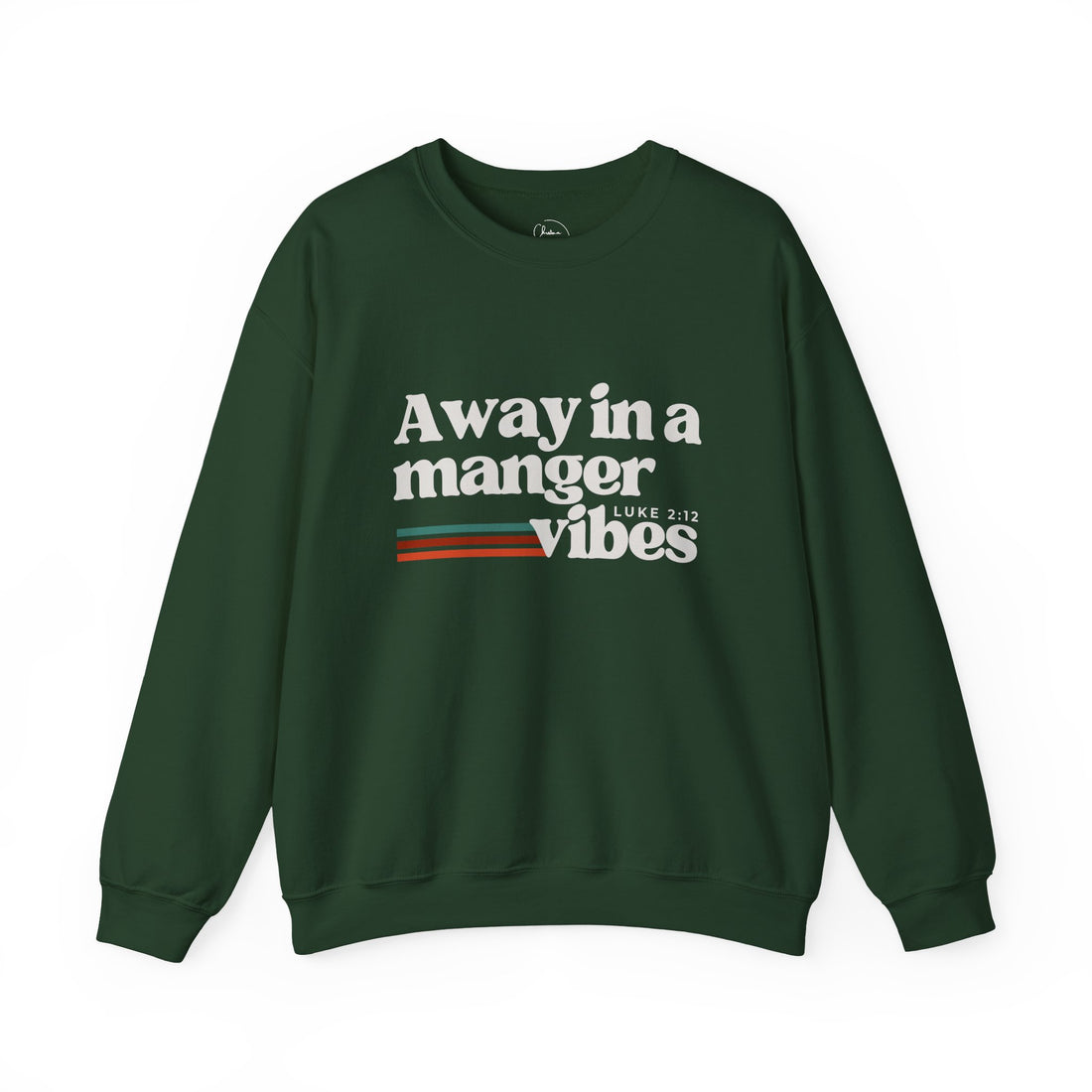 Crewneck Sweatshirt — “Away in a Manger” Christmas Nativity Vibes