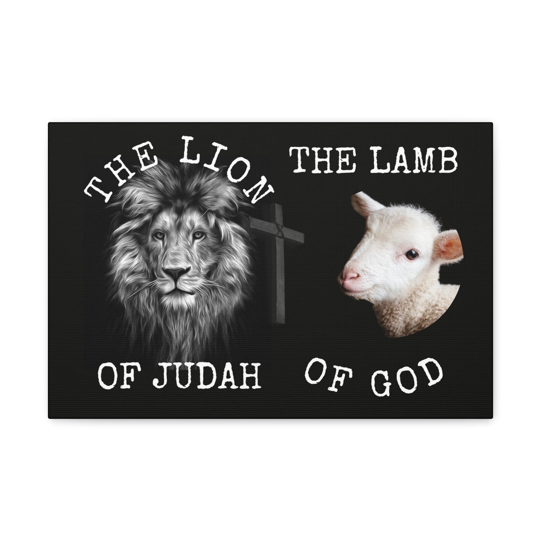 Lion and Lamb, Canvas Gallery Wraps
