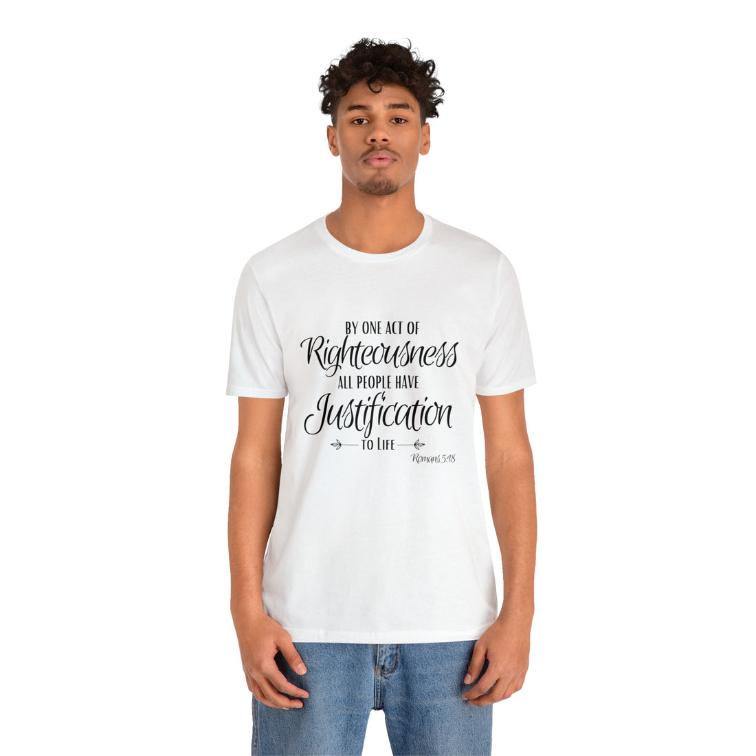 Romans 5:18, Express Delivery, Christian T-shirt for Men and Women