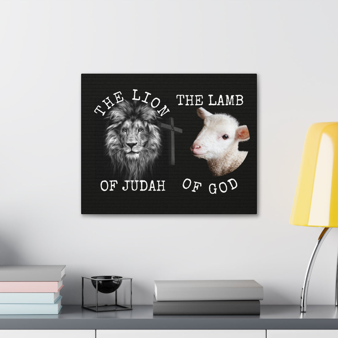 Lion and Lamb, Canvas Gallery Wraps