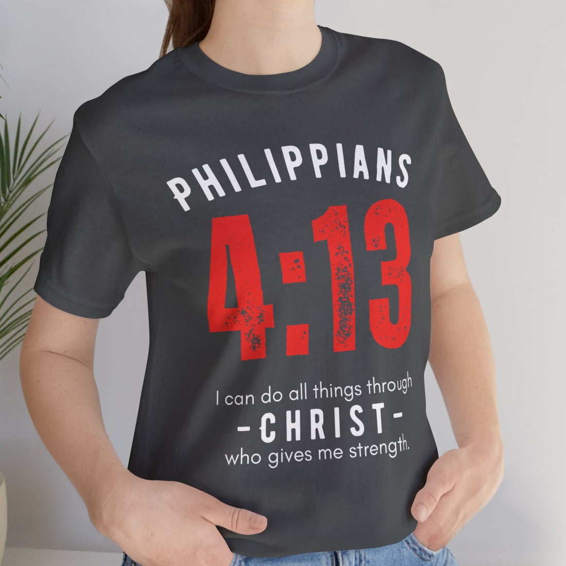 Philippians 4:13 "All Things In Christ" T-shirt for Men and Women